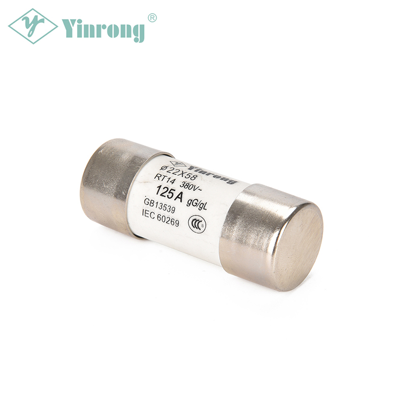 500VAC 125A 22×58mm גלילי HRC Fuse Link